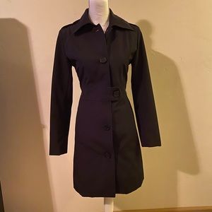 Mint Condition Andrew Marc Trench Coat- Black